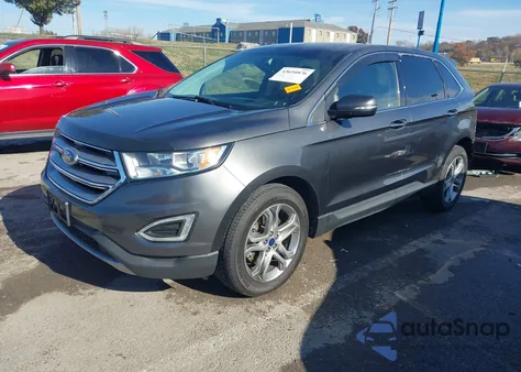 2017 Ford Edge Titanium z USA, uszkodzony, nr VIN 2FMPK4K90HBB31527